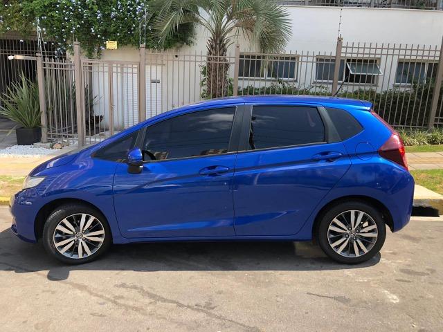 Honda fit ex cvt 2015 automático azul - Foto 6