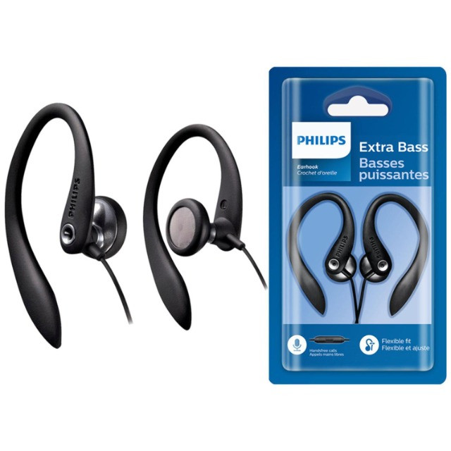 Fone Com Microfone Philips Com Gancho Orelha