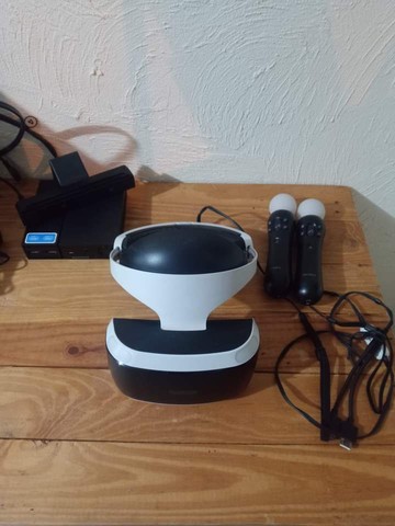 VR PS4 COMPLETO COM CAMERA E CONTROLES