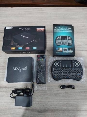 TvBox Mxq PRO 4K + Mini Teclado Grátis LACRADO