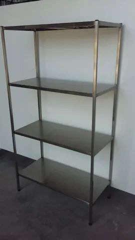 Estante industrial novo com 4 planos lisos - Foto 2