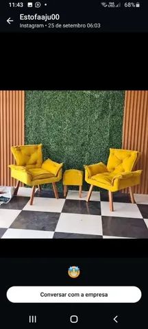 Poltrona modelo opala luxo modernas confortável  - Foto 5