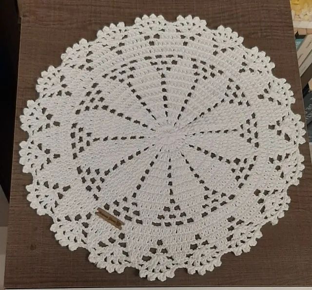 jogo americano em croche - Foto 6