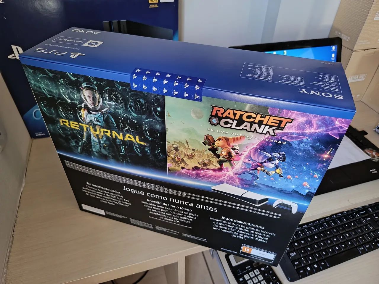 PS5 Slim Bundle com 2 jogos - Playhouse  - Foto 3
