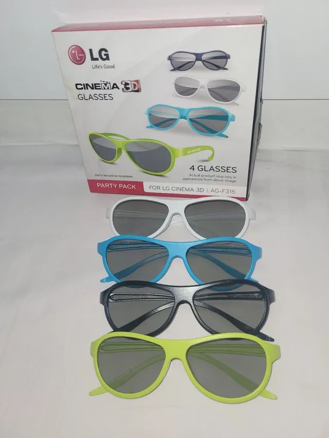 Kit LG com 4 óculos 3D novo $70.00 - Foto 3