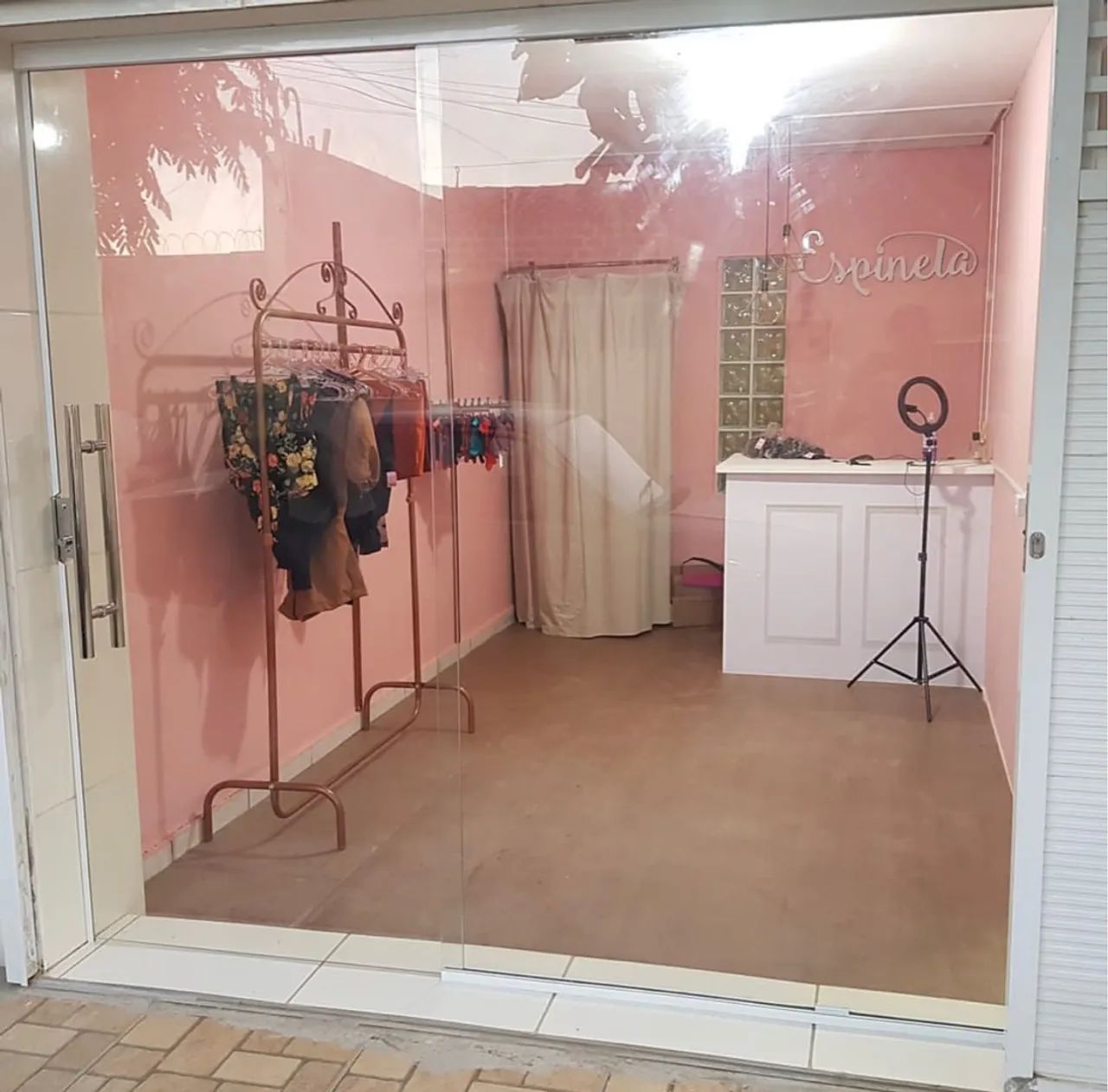 Porta de vidro para salas e comércios 