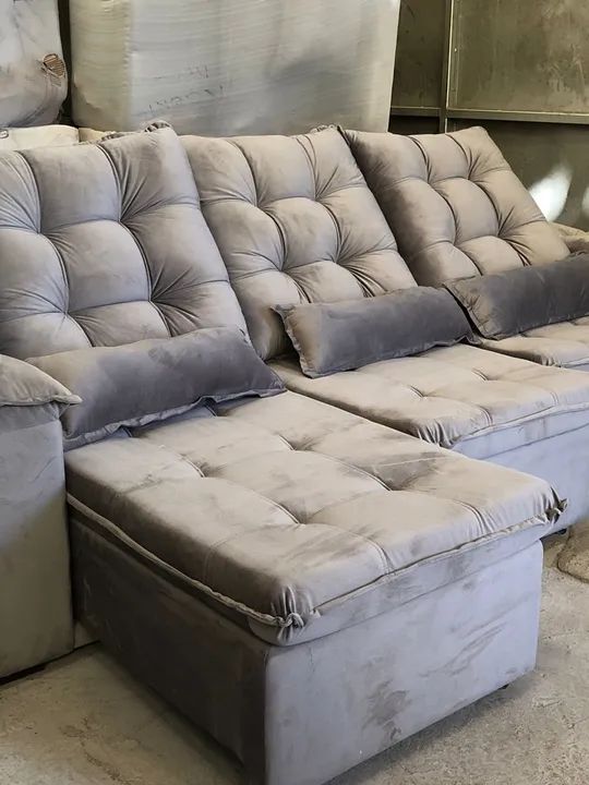 Sofa Retratil Reclinável Ferrari  2,10 mts - Foto 4