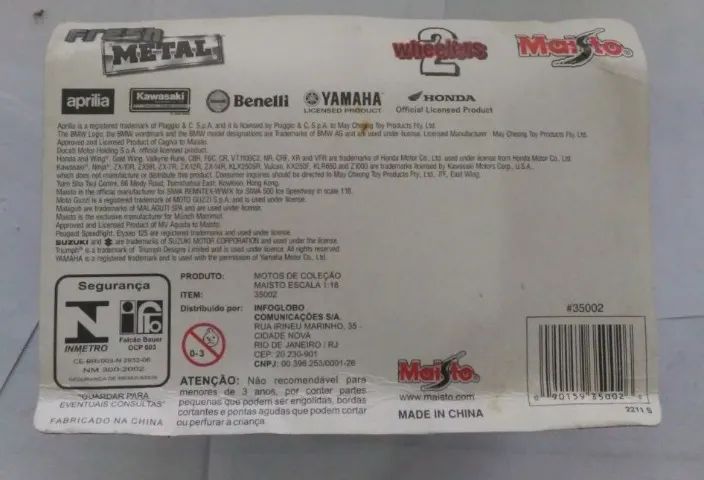 Miniatura Moto Suzuki Rm250 Metal Maisto 1:18 - Foto 3