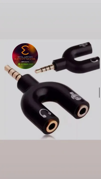 Adaptador splitter p3 x p2
