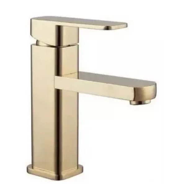 NOVA | Torneira Monocomando Banheiro Dourada Metal Avaria Estética - Fazemos Entrega - Foto 2