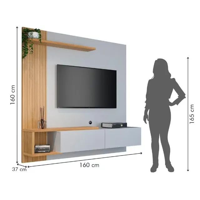Home P/TV Até 60Polegadas Suspenso 1.60M. São Produtos Novos Direto de Fábrica P/Sua Casa. - Foto 6