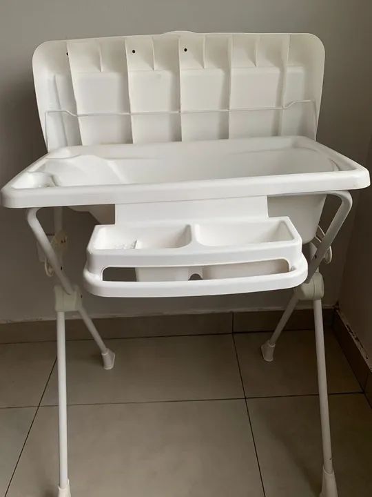 Trocador de bebê com cuba - Branco - Foto 3