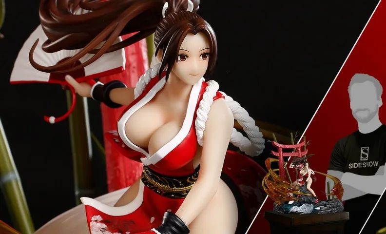 Mai Shiranui Gantaku Fatal Fury King Of Fighters Diorama KOF XIV - Foto 3