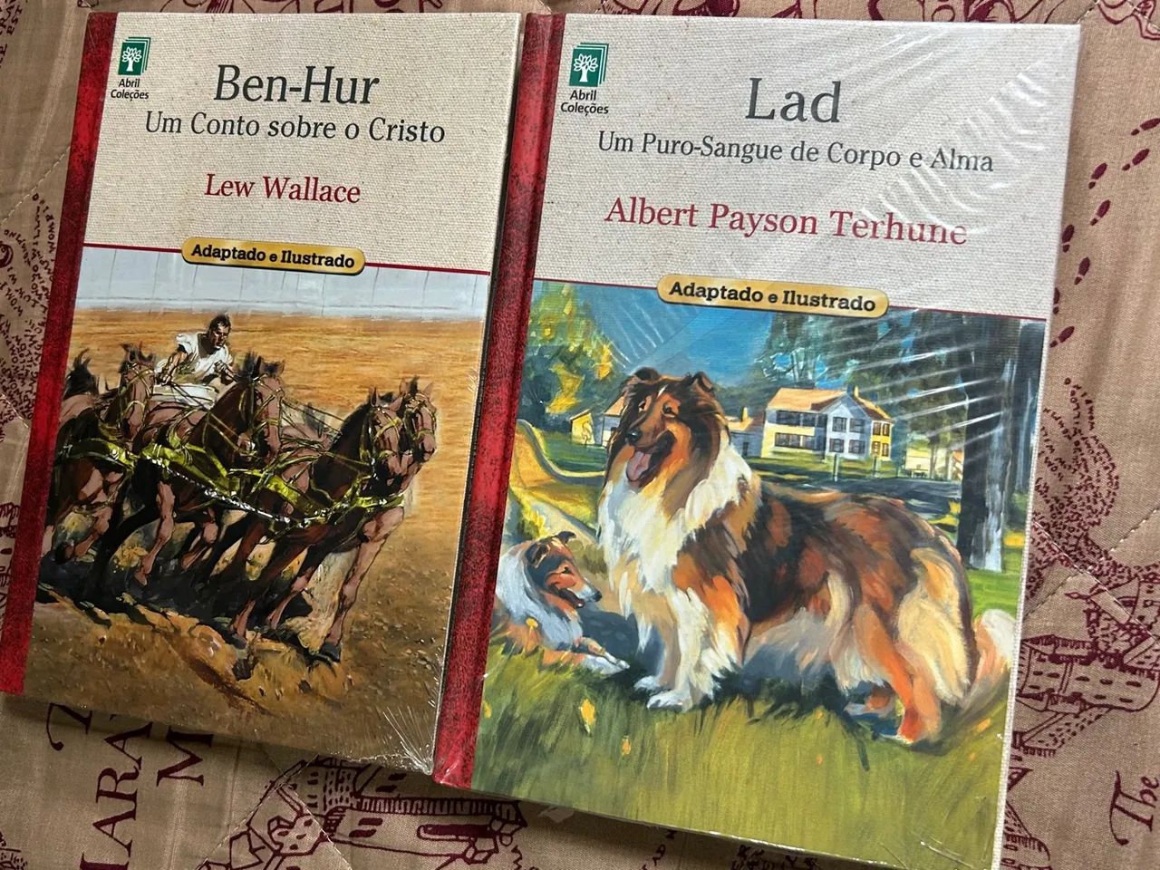 Livros: BEN-HUR E LAD (adaptado e ilustrado)