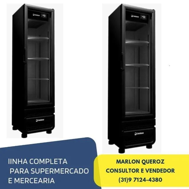 Cervejeira porta de Vidro Imbera Slim 110/220v