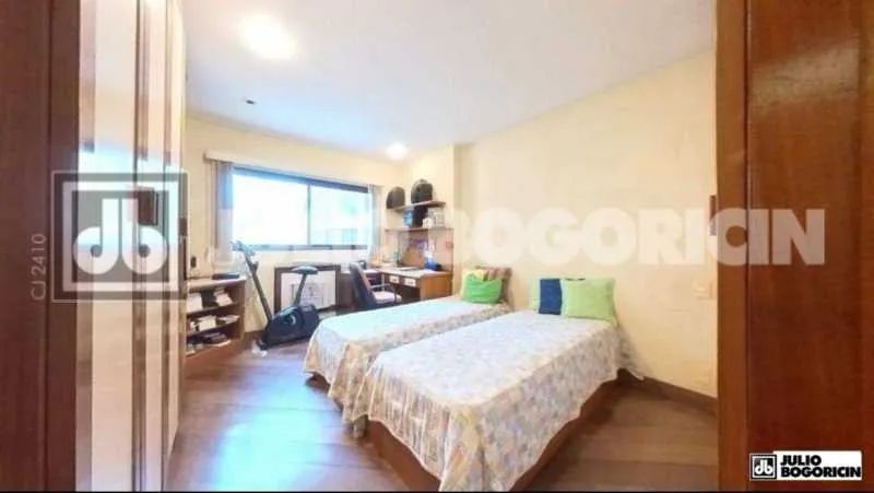 Apartamento a venda no Leblon 2ªquadra da praia prédio de luxo varanda 3 quartos 2vagas - Foto 12