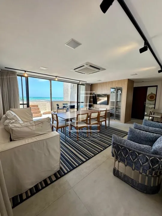 Cobertura beira mar com 04 amplas suítes, 210m² e elevador privativo - Edifício Kauna