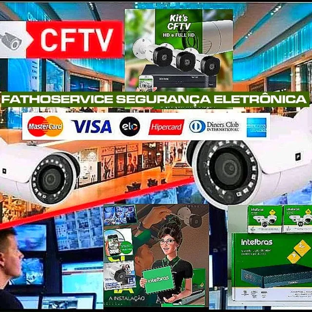 CAMERAS DE SEGURANÇA COM GRAVADOR CABEADO INTELBRAS