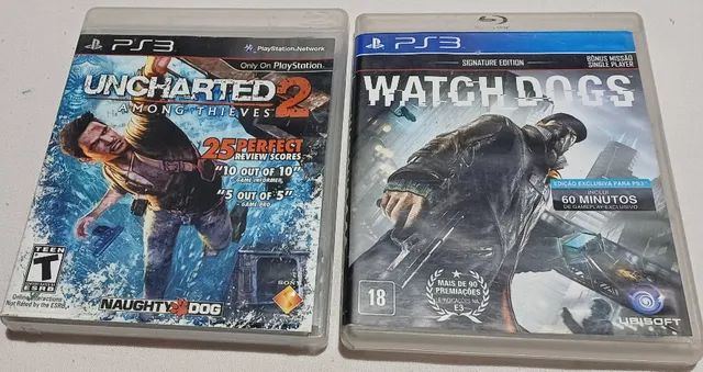 02 jogos ps3 Jogo Uncharted 2 & Watch_Dogs Standard R$ 110,00 - Foto 3