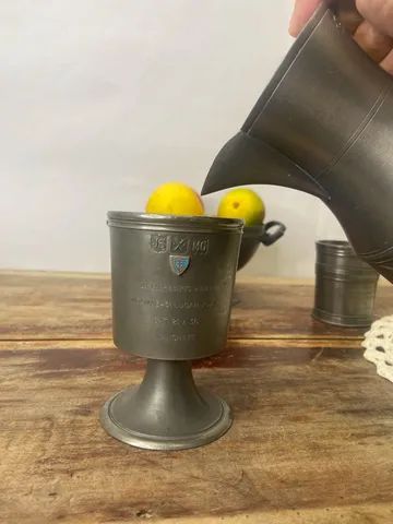 Taça Inglesa em estanho John Somers  - Foto 2