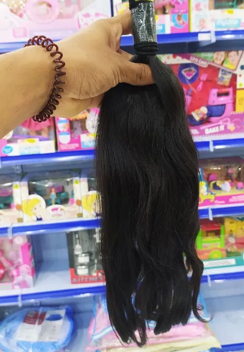 Cabelo Humano 45cm 100g 8,00 Castanho Claro Ondulado, Regional