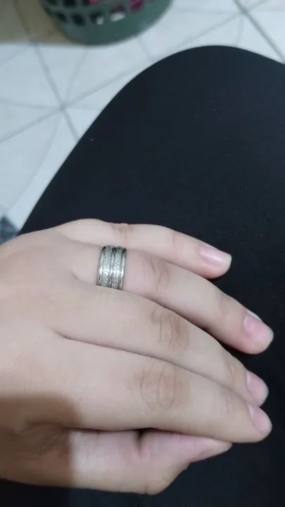 Par de aliança unissex - Foto 5