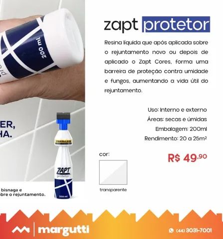 Zapt Protetor - Resina para rejuntamento - Foto 2