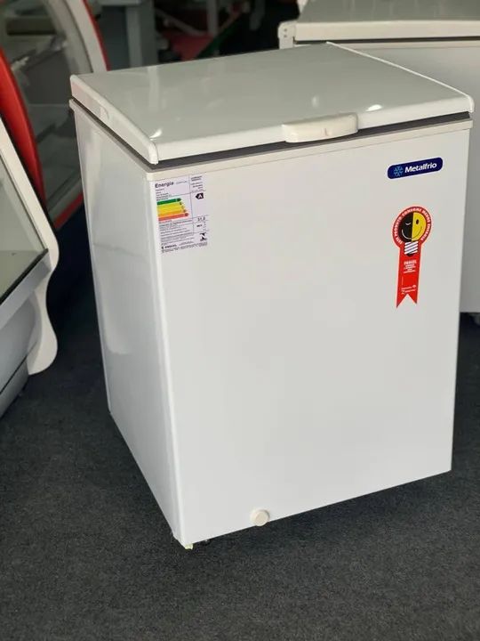 Freezer 1 tampa horizontal 170L metalfrio (novo) - Foto 2