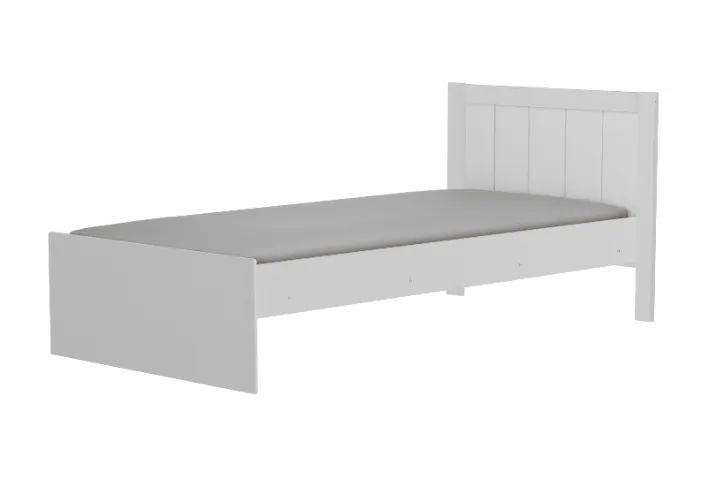 Cama Solteiro 100% MDF Manu - Peroba - Foto 2