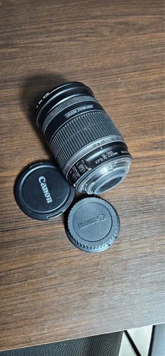 Lente Canon 18-200mm  -  IS -  Ideal para iniciantes!! - Foto 3