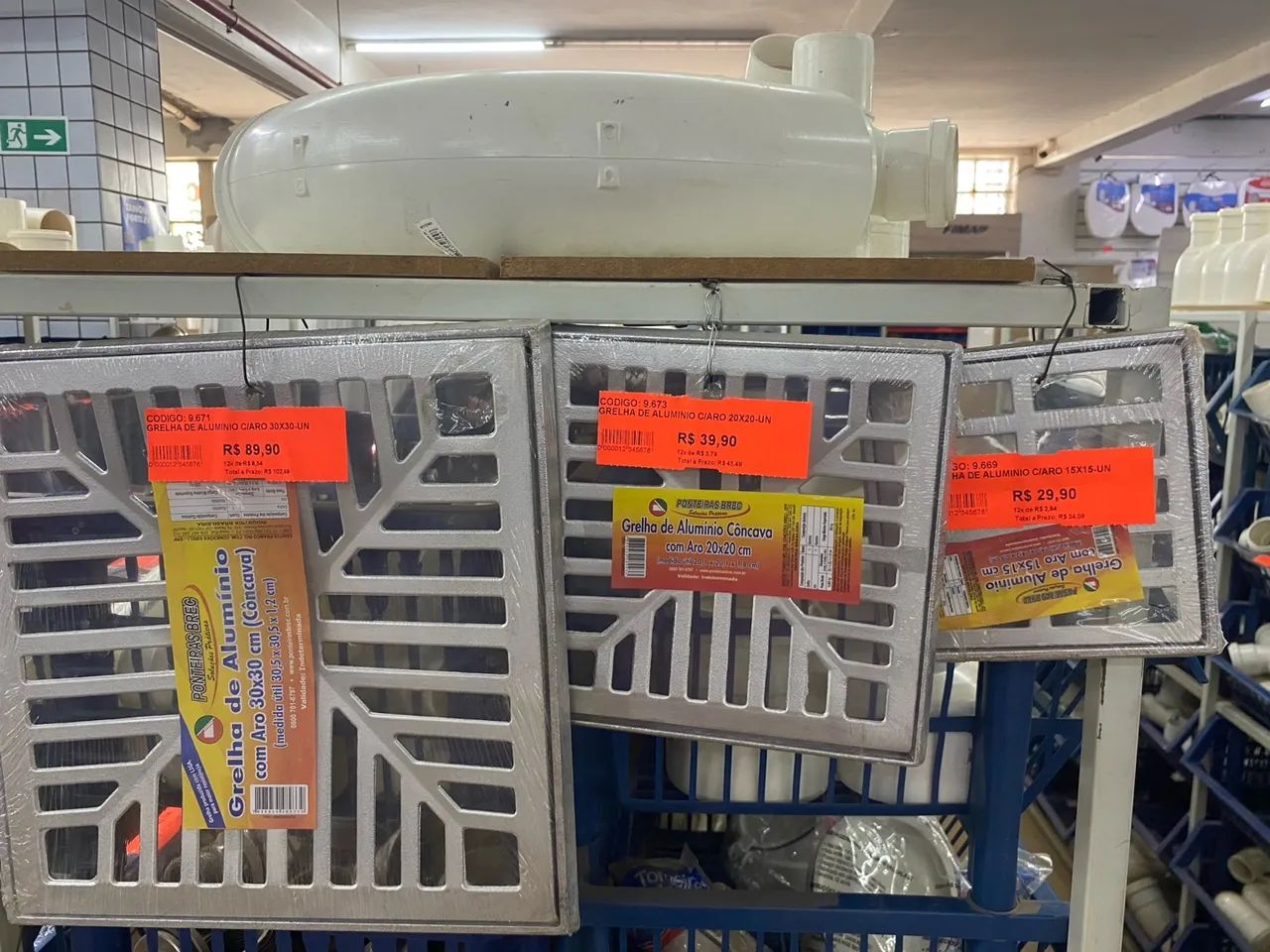 GRELHA DE ALUMÍNIO A PARTIR DE 29,90
