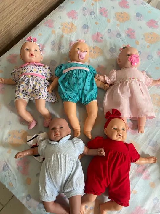 5 Bonecas Bebês para Brincar - Foto 3
