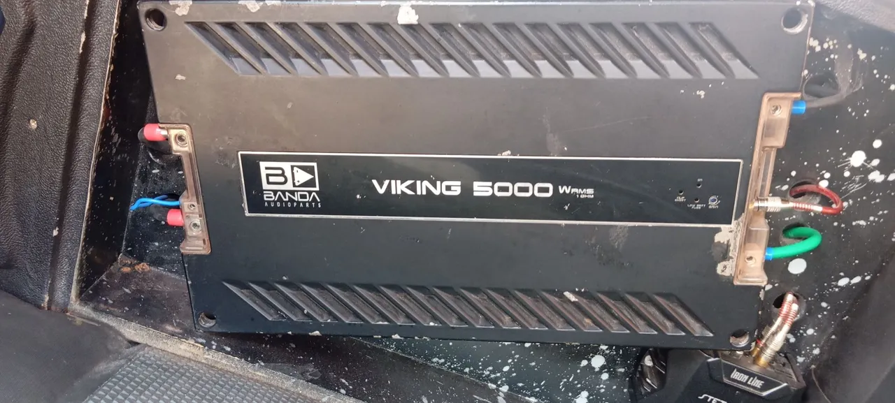 Amplificador Banda Viking 5000 Wrms 1 Ohm