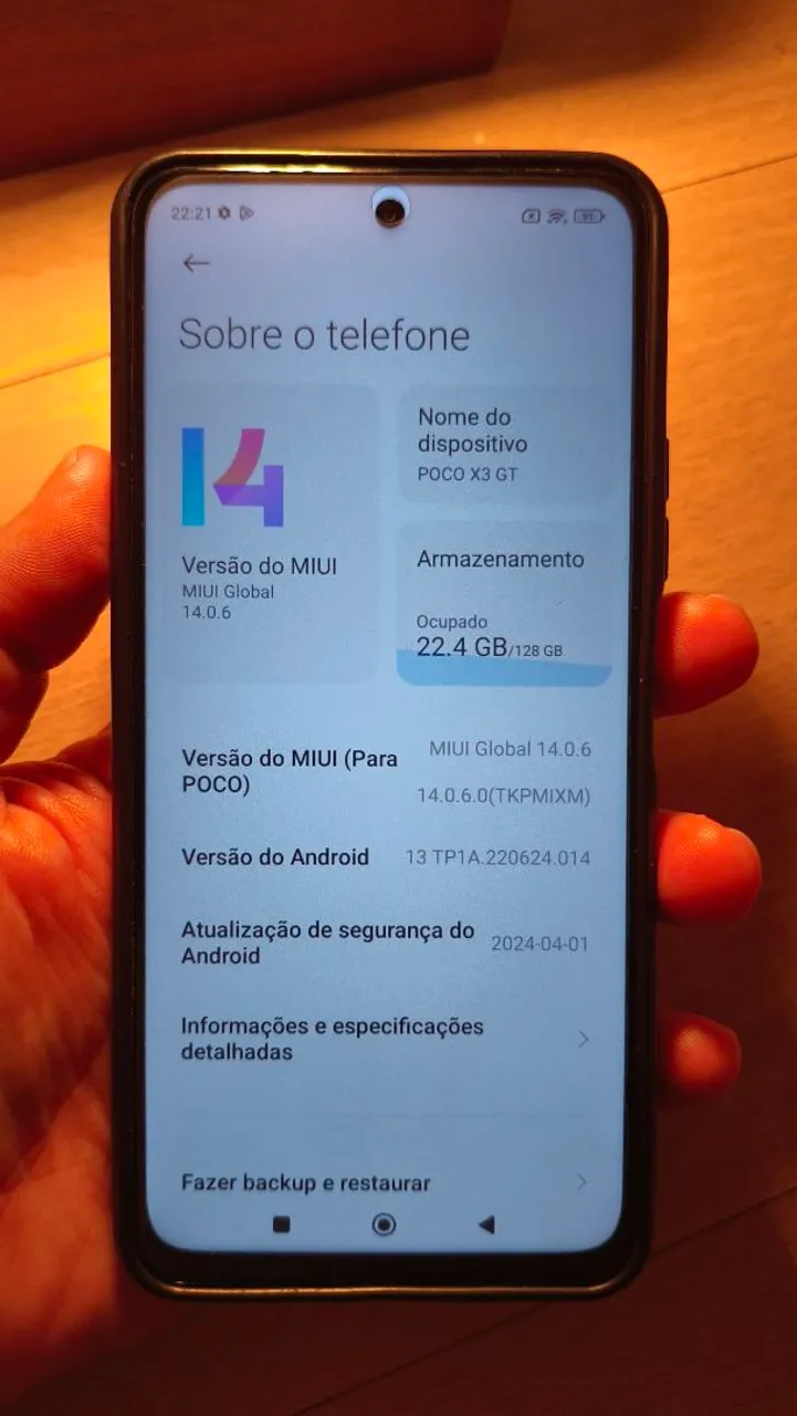Smartphone Xiaomi Poco X3 GT