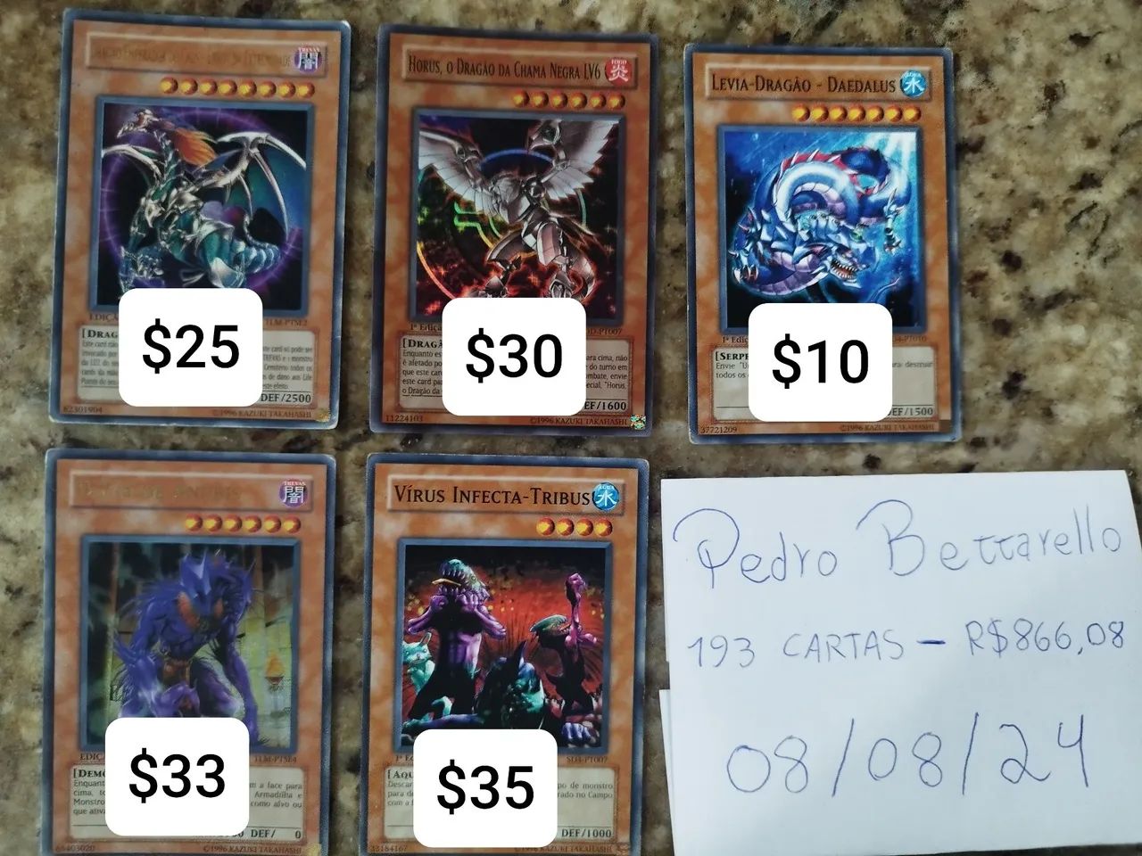 192 cartas Yu-Gi-Oh - Foto 3