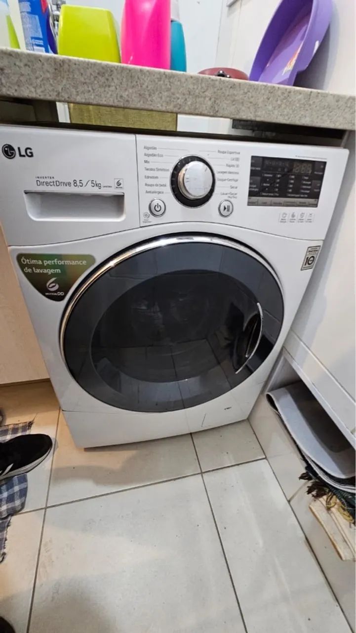 Lava & Seca LG Touch LED 8,5Kg Branca 