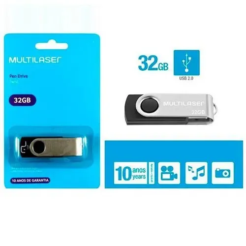 Pen Drive Multilaser Twist 32 GB