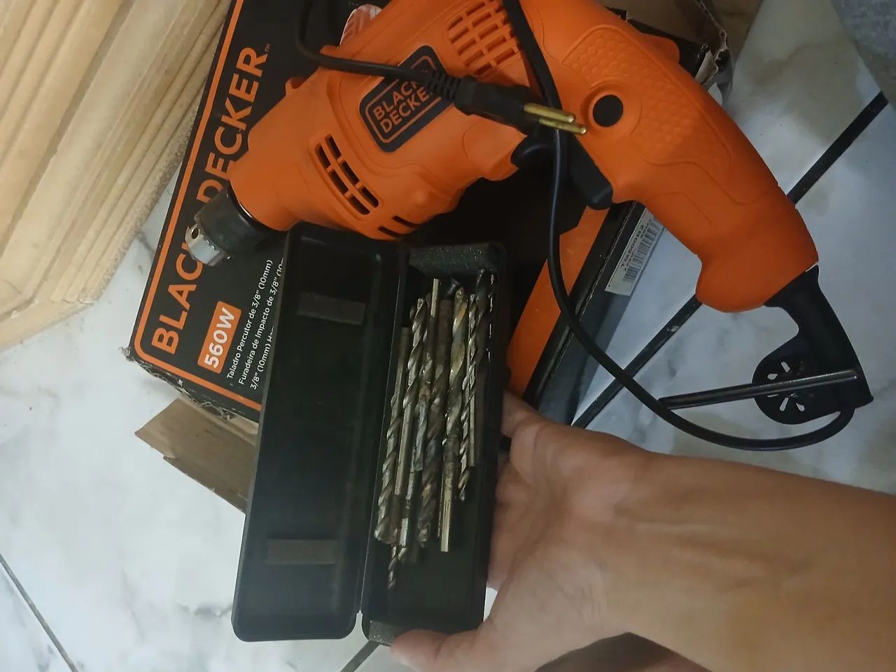 Furadeira da black e decker de impacto nova 220 por 200.00 - Foto 2