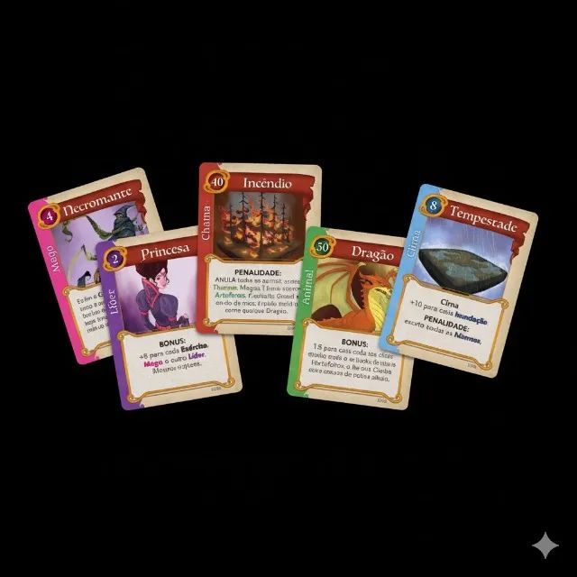 Fantasy Realms - Lacrado Galápagos jogo de tabuleiro - Foto 2