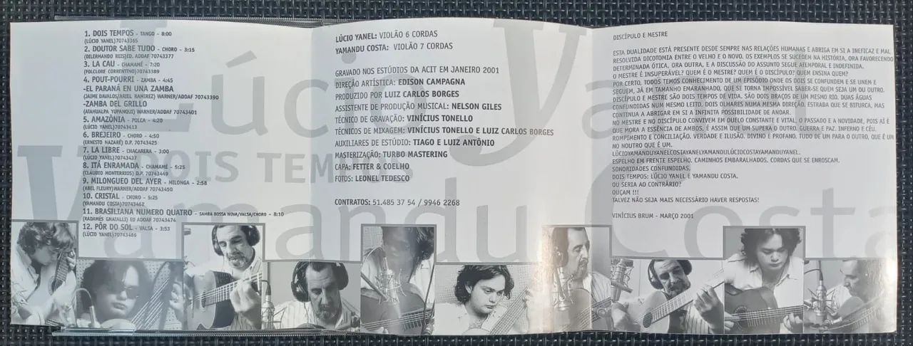 CD Lúcio Yanel e Yamandu Costa - Dois Tempos - Foto 4