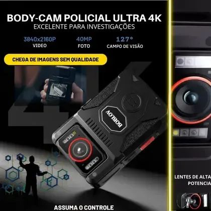 Câmera Profissional Boblov Corporal M7 Pro Display Zoom 24x - Foto 3