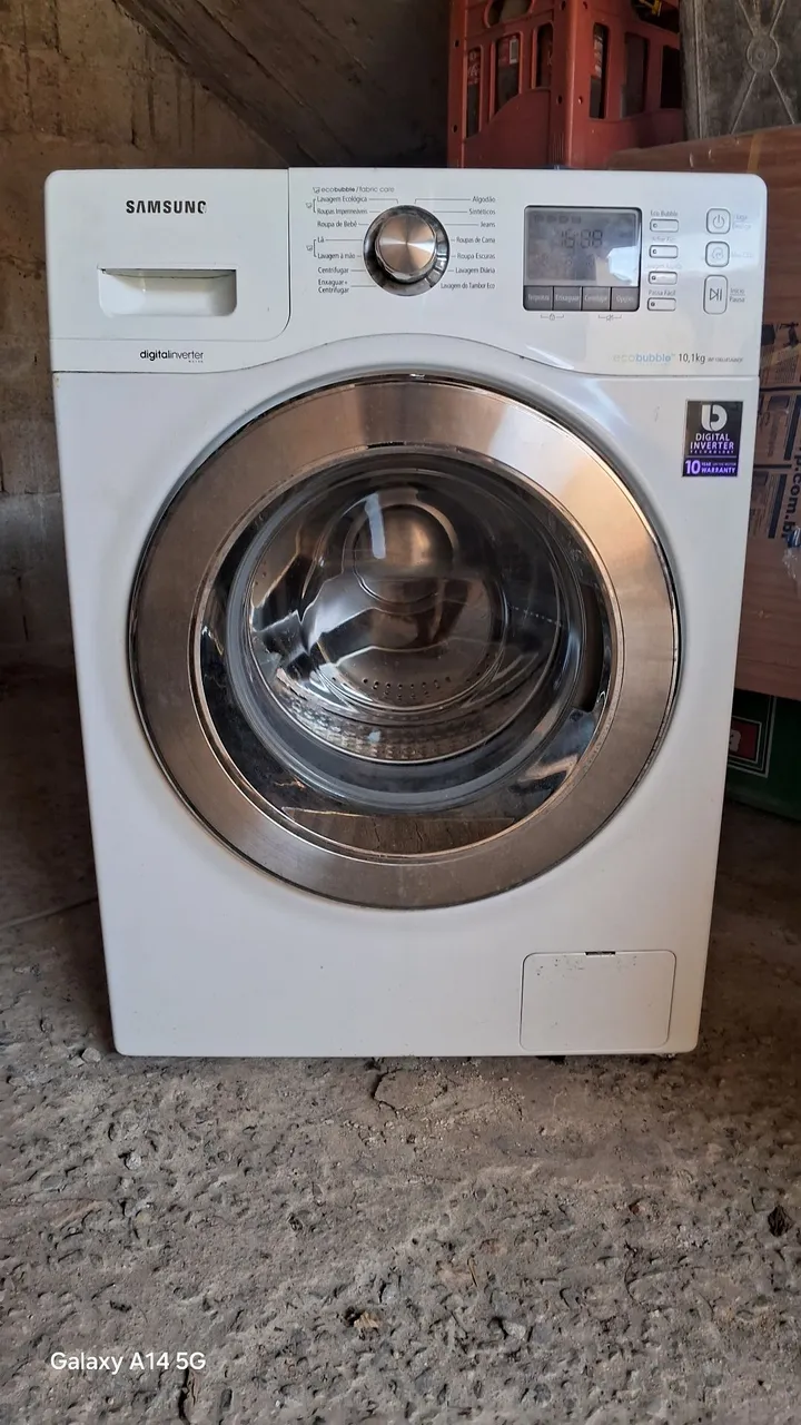 Máquina de Lavar Samsung Ecobubble 10,1kg Digital Inverter