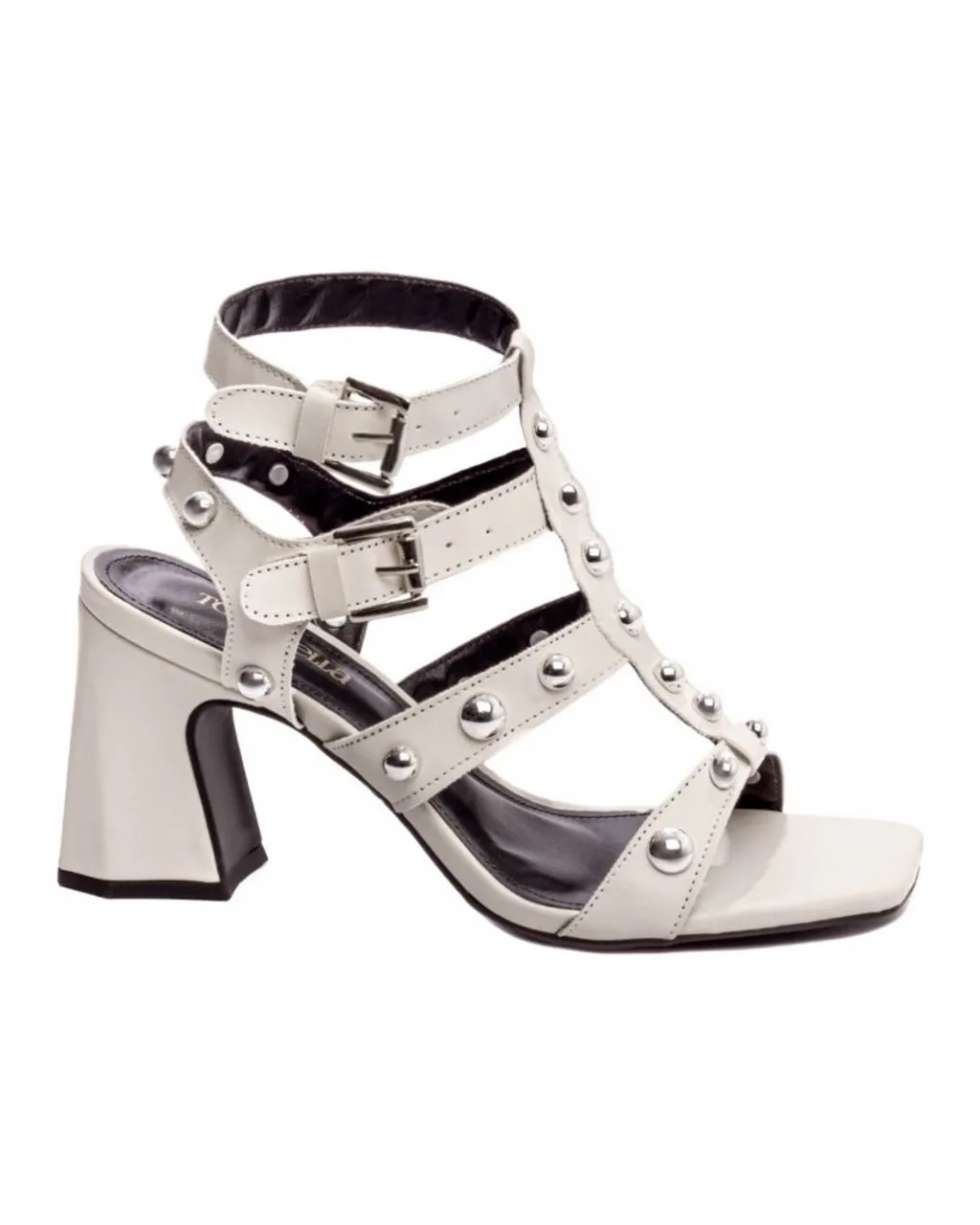 Sandália Feminina Off White Para Festa e ocasiões especiais