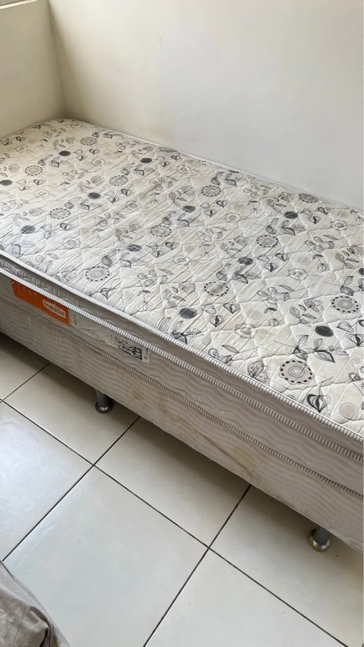 Cama de Solteiro Inducol com Colchão