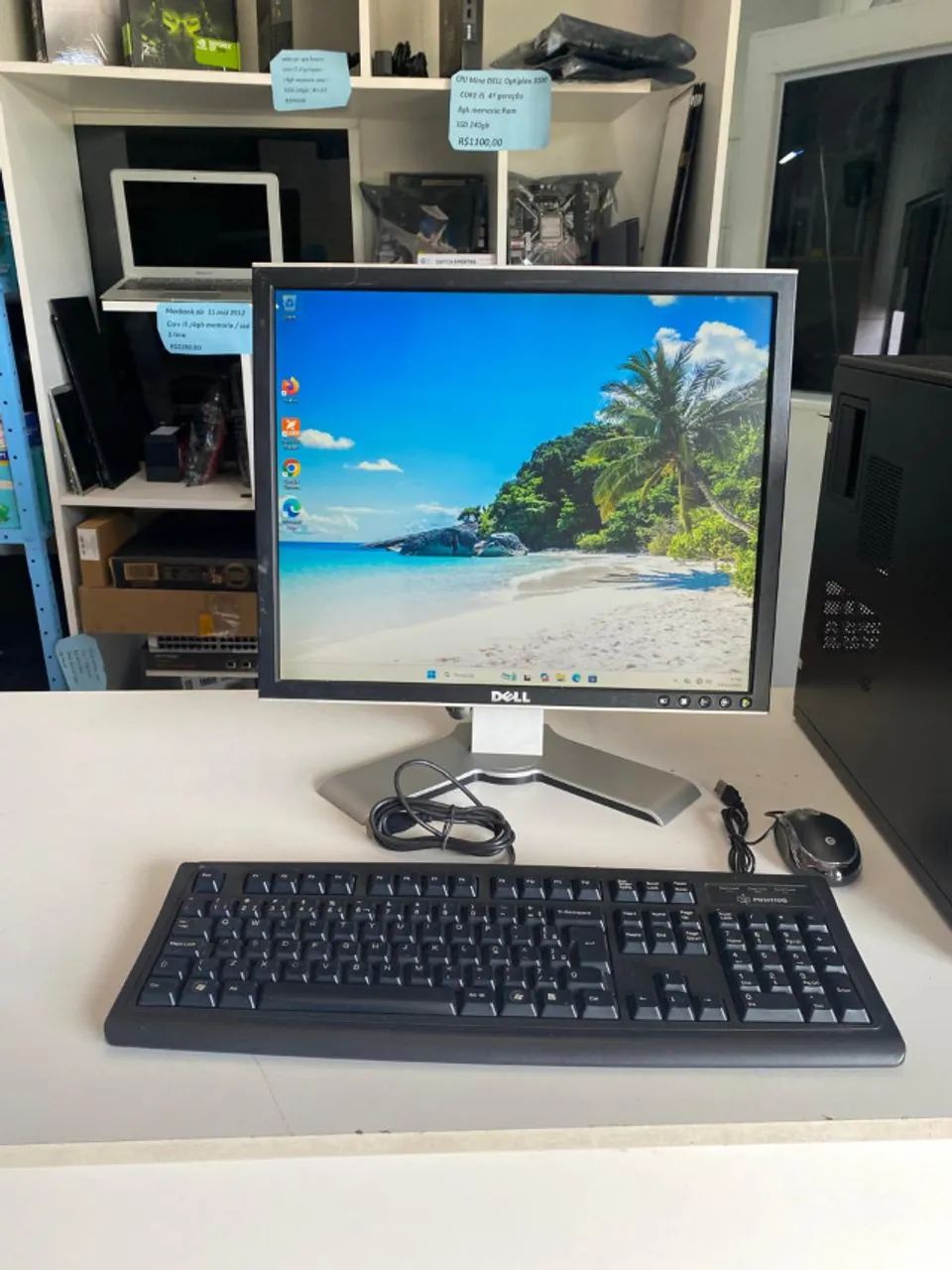 computador completo del790 core i5 2ªger/8gb mem/320gb+120gb ssd/tela 19 pol garantia e nf - Foto 4