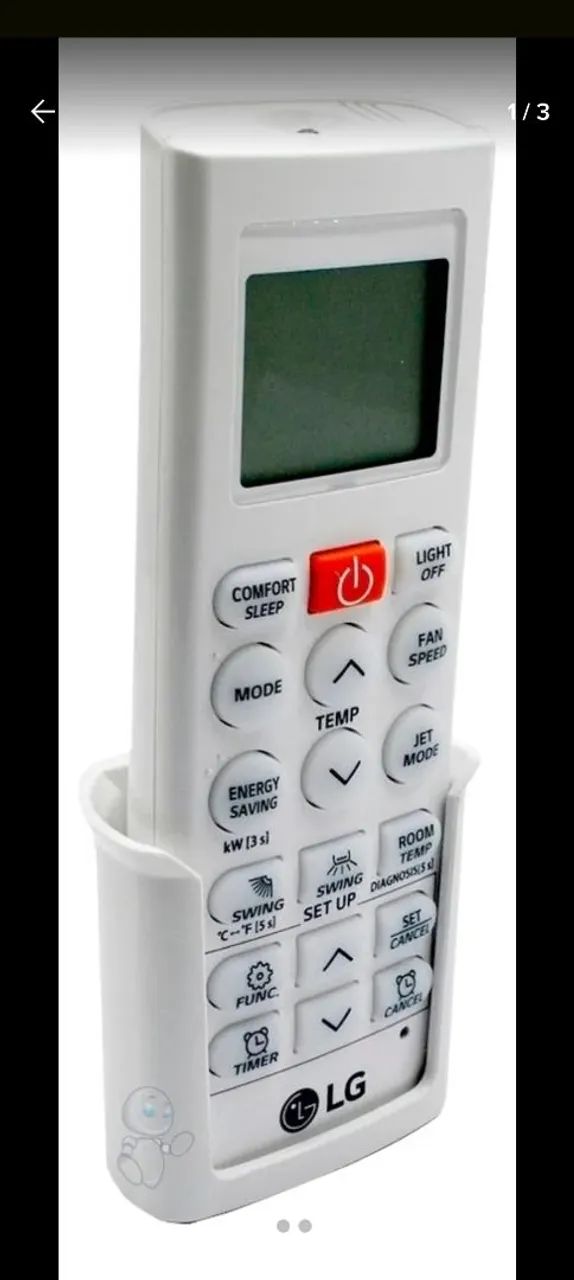 Controle Ar Condicionado LG Split Akb * Original - Foto 3