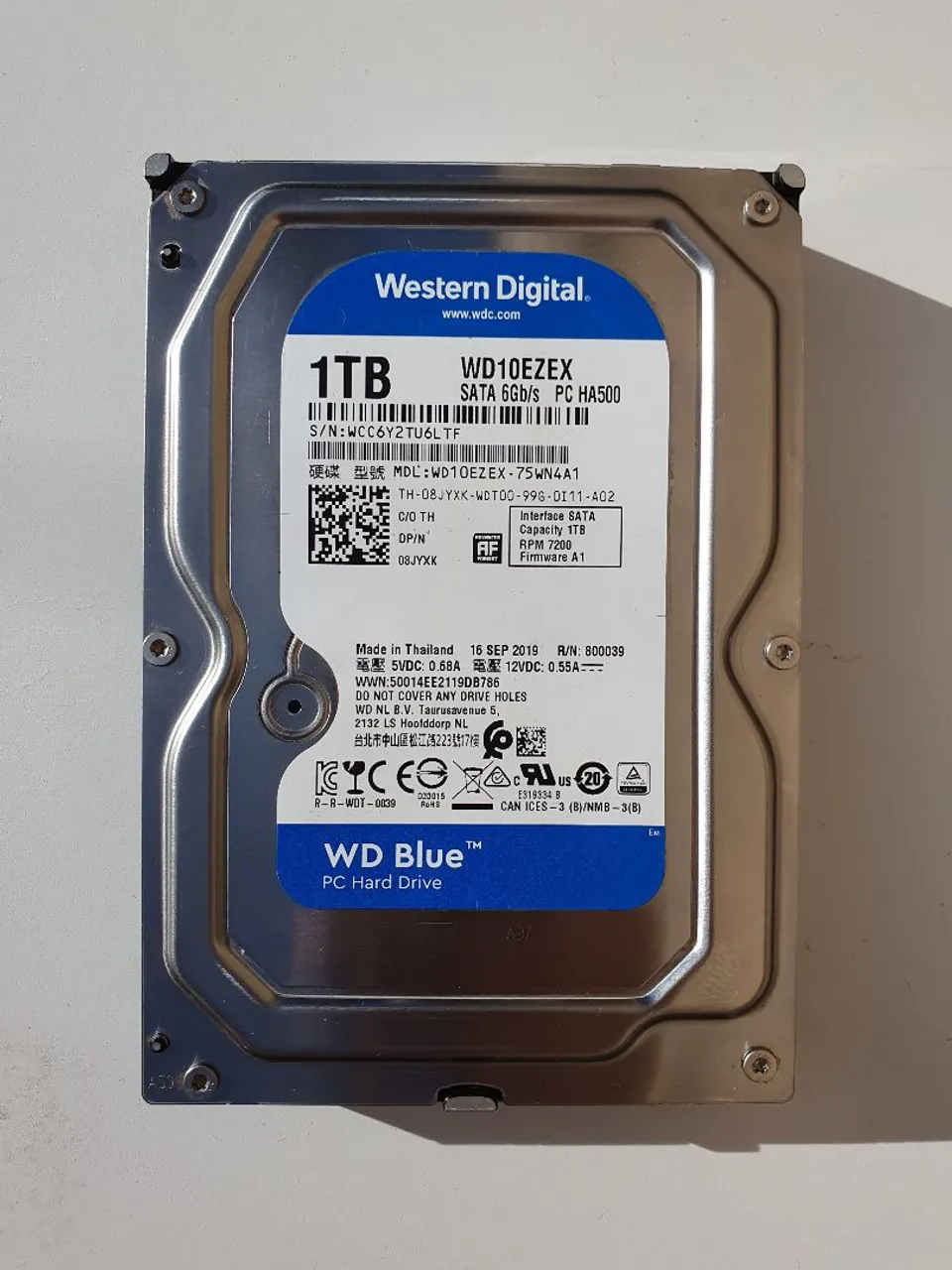 HDD 3.5" 1TB Western Digital Blue