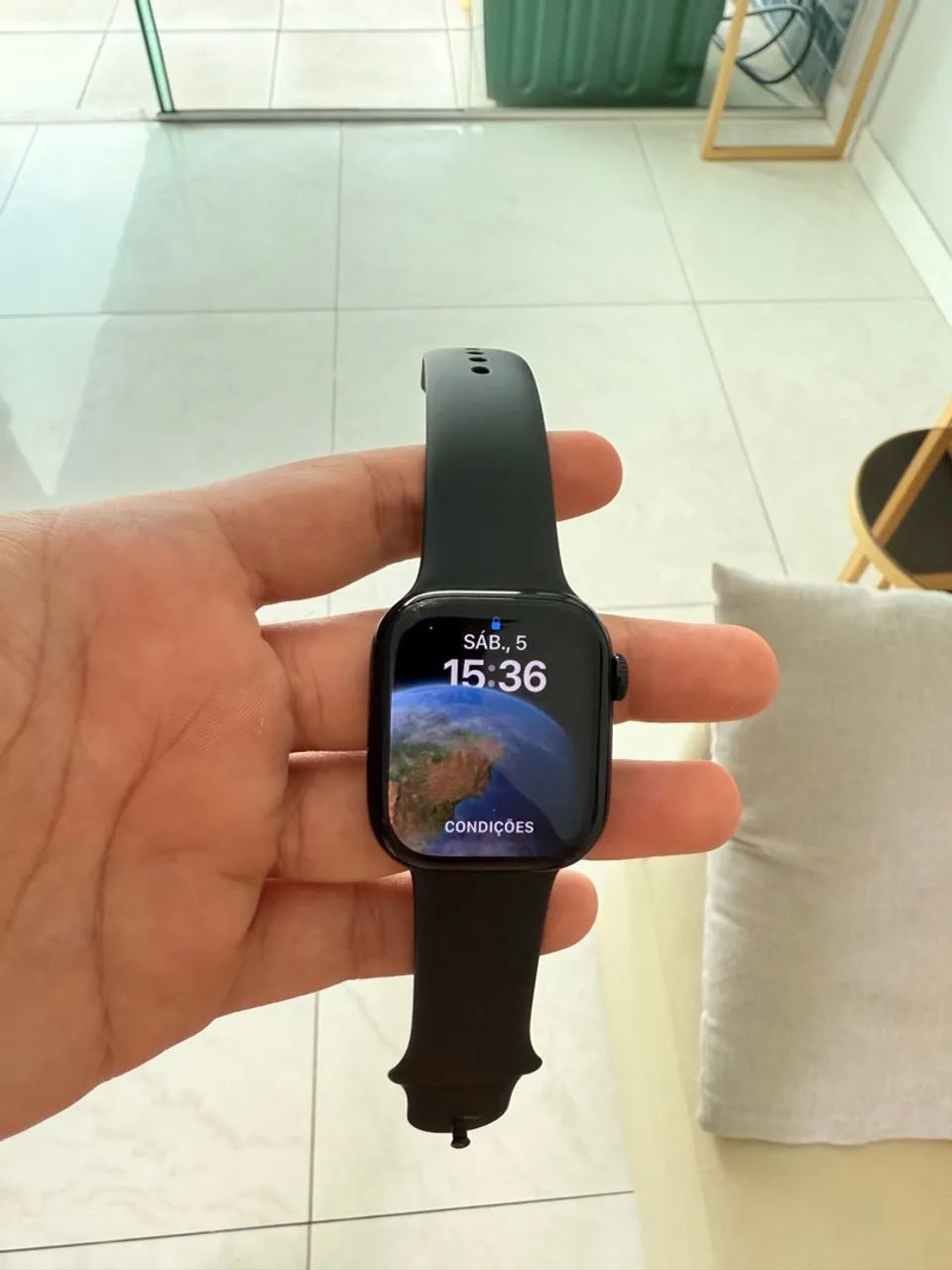 Apple Watch Series 10 - Preto 42mm - Foto 5