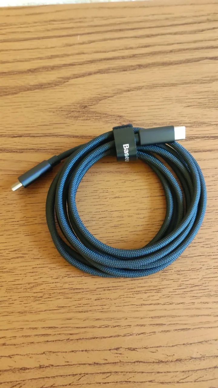 Cabo USB-C para USB-C 100W Alta Velocidade - Baseus - Foto 2
