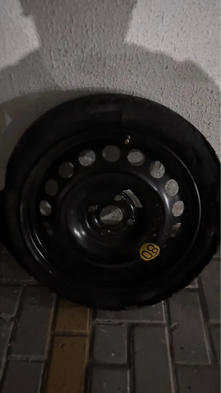 Roda de Emergência (Estepe) - Preto